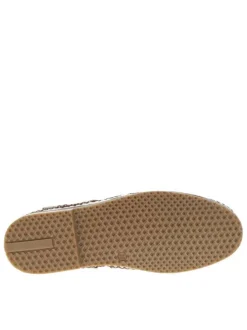 Ballerines en cuir blanches avec un talon plat et une bande auto-agrippante