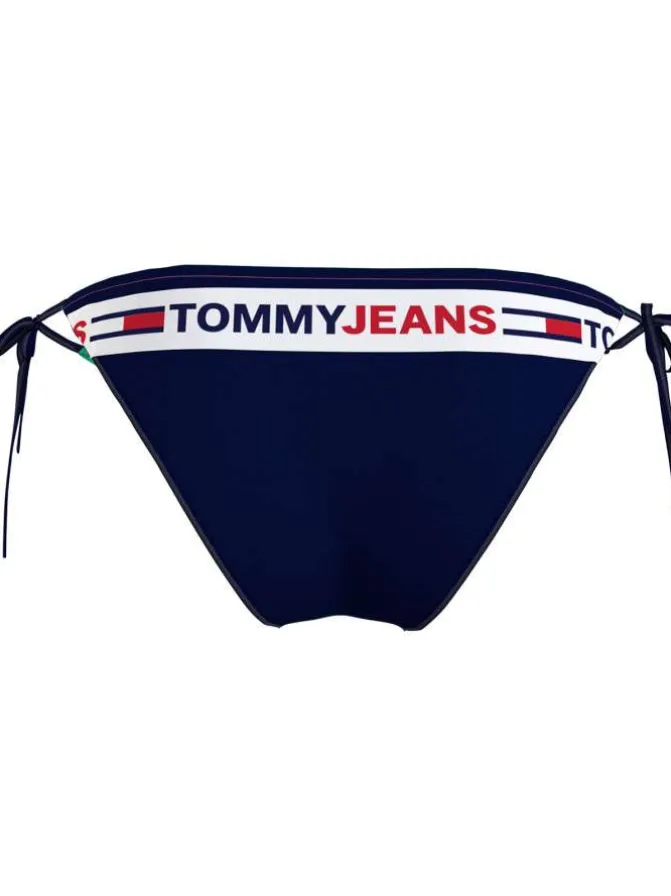 Bas de maillot de bain multicolore avec nom de la marque à l'arrière