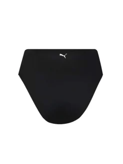 Bas de maillot de bain noir fantaisie avec le nom de la marque triplé floqué à l'avant