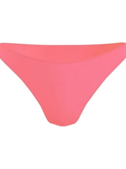 Bas de maillot de bain rose avec patch sur l'arrière
