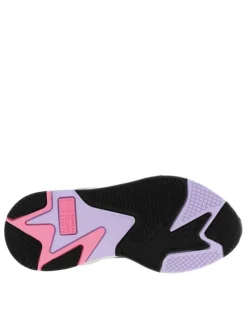 Baskets basses fille RS-X³ TWILL AIRMESH perle et rose