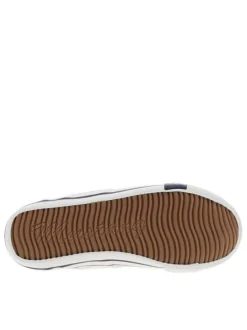 Baskets basses mixte enfants en coton blanc