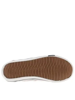 Baskets basses mixte enfants en coton blanc