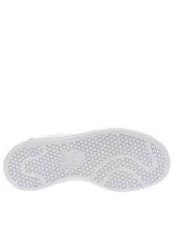 Baskets basses Stan Smith blanches à lacets plats blancs