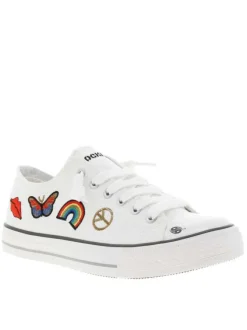Baskets fille blanc