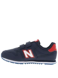 Baskets running bleu marine avec semelles crantées et fermeture velcros