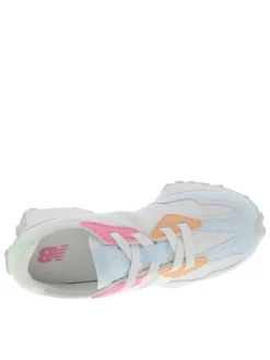 Baskets running multicolores avec semelles crantées et lacets plats