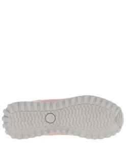 Baskets running multicolores à talon plat et à lacets ronds bicolores