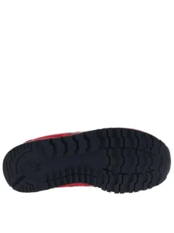 Baskets running rouges avec des semelles crantées et fermeture velcros