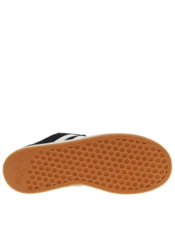 Baskets skate noires à talon plat avec une languette rembourrée