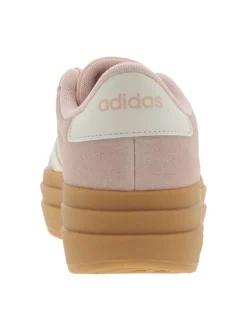 Baskets tennis roses à semelle plateau avec un logo de la marque sur les côtés