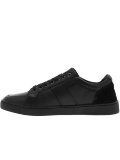 Baskets basses homme en cuir MAIN noir