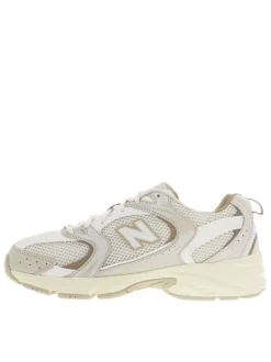 Baskets basses 530 multisport beiges en mesh avec des lacets plats