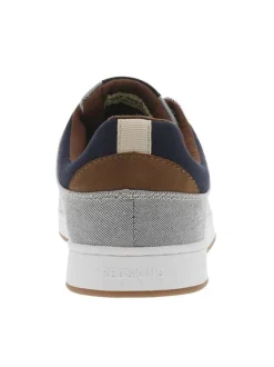 Baskets basses PACHIRA homme grises à lacets ronds et semelle plate