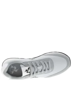 Baskets basses running Racerone 2 grises avec logo iconique sur les côtés