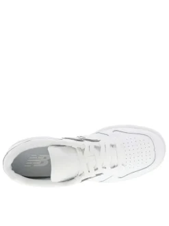Baskets basses 480 tennis en cuir blanches avec lacets plats et logo cousu