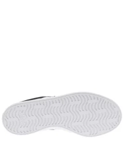 Baskets basses tennis Vl Court 3.0 en cuir nubuck noires avec lacets plats