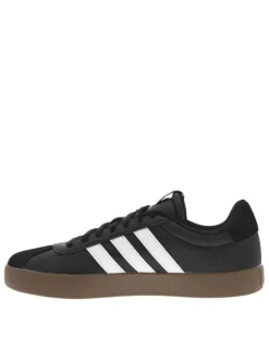 Baskets basses tennis Vl Court 3.0 noires avec semelle marron et lacets plats