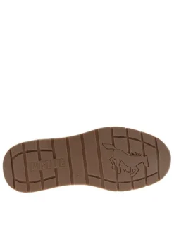 Baskets café à talon plat avec des lacets et un zip latéral