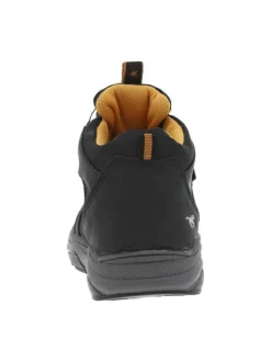 Baskets montantes en Mesh imperméable noir à semelle running et fermeture type Boa®