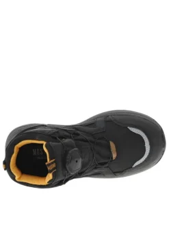 Baskets montantes en Mesh imperméable noir à semelle running et fermeture type Boa®