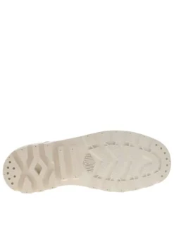 Baskets montantes Pampa Hi Supply beiges à talon plat et en toile de coton biologique
