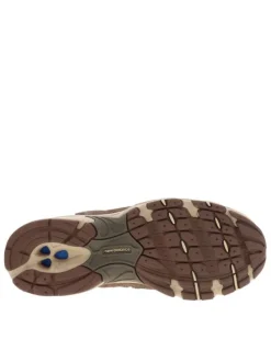Baskets multisport 530 marron à talon plat avec des empiècements nubuck