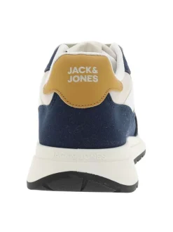 Baskets running bleu marine avec un talon plat et des lacets