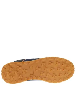 Baskets Running marines avec talon plat à lacets plats marines