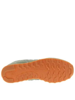 Baskets running 373 olive à talon plat avec un patch brodé à la languette