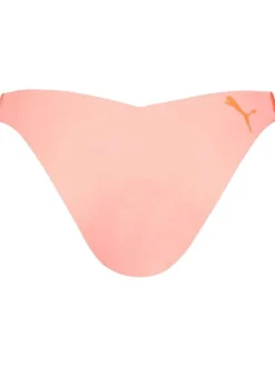 Bikini brésilien de bain pêche avec taille élastiquée et logo iconique