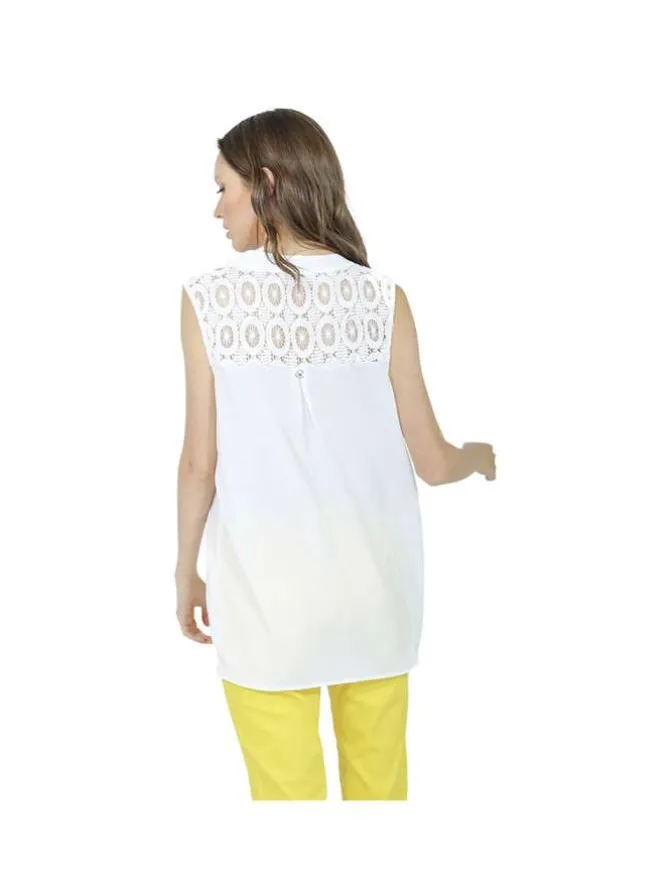 Blouse boutonnée unie