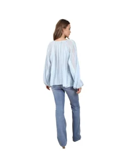 Blouse semi-transparente