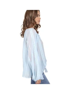 Blouse semi-transparente