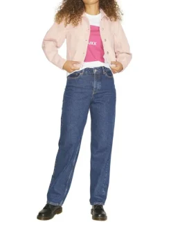 Blouson pêche en coton uni à col chemise et manches longues avec boutons argentés