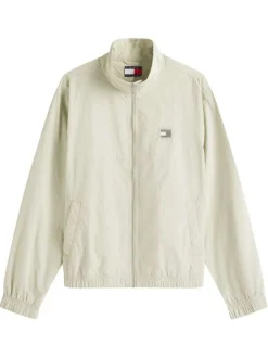 Blouson tilleul uni avec une coupe droite et deux poches latérales