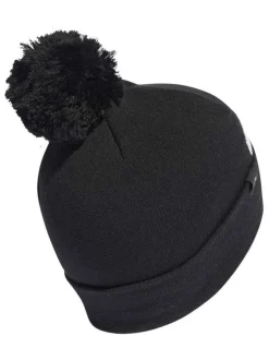 Bonnet noir en maille interlock