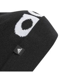 Bonnet noir en maille interlock
