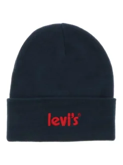 Bonnet Poster Logo Beanie marine uni