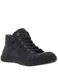 Boots garçon VOLNAY cuir marine