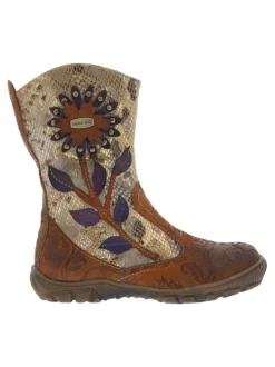 Boots IVCRIAO en cuir café
