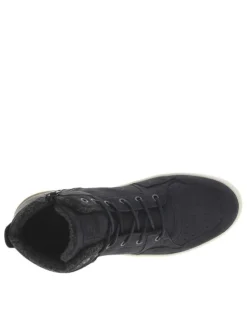 Boots noires en cuir