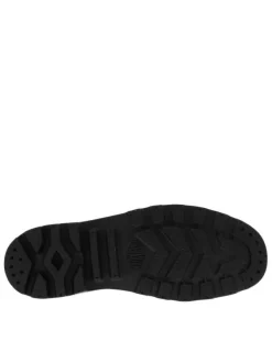 Bottines en cuir noires à talon plat avec des lacets et un zip latéral