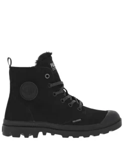 Bottines en cuir nubuck noires à talon plat avec des lacets et un zip latéral