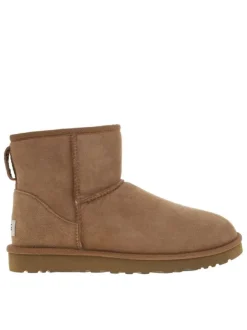 Bottines en cuir suède beige, fourrées en laine, à semelle plate Treadlite et slip-on