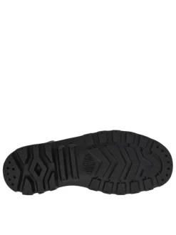 Bottines Pampa en toile noire à talon décroché bas, semelle plate vulcanisée et lacets ronds