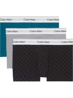 Boxer classique en coton trois coloris différents unis coupe ajustée
