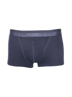 Boxer classique marine Ho1 avec logo au niveau de la taille élastiquée coupe ouverte