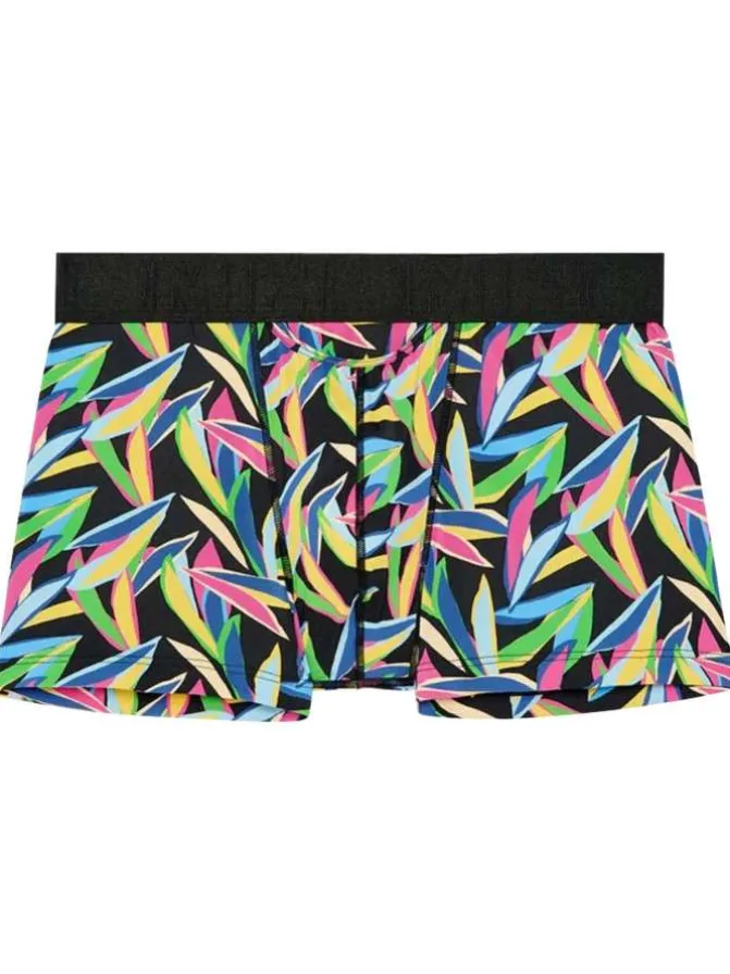 Boxer classique multicolore imprimé avec une coupe près du corps