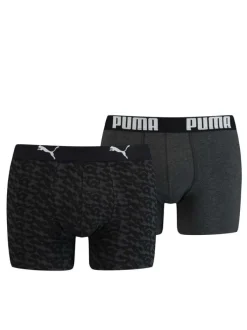 Boxer homme gris
